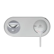 Ideal Standard Melange A5591AA Εξωτερικά Μέρη Εντοιχιζόμενης Μπαταρίας Νιπτήρος, Χρωμέ