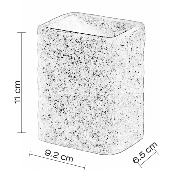 Ποτηροθήκη Gedy Aries Γκρι - AR9808