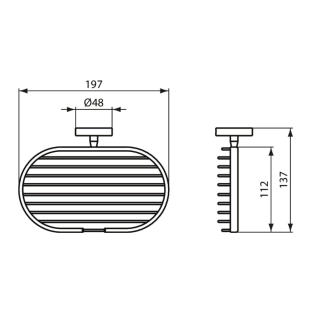 Σπογγοθήκη Ideal Standard IOM A9112AA 2