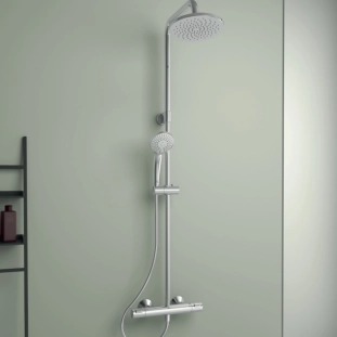 Ideal Standard Ceratherm T25 - Α7701ΑΑ - Στήλη Ντους Με Θερμοστατική Μπαταρία, Χρωμέ