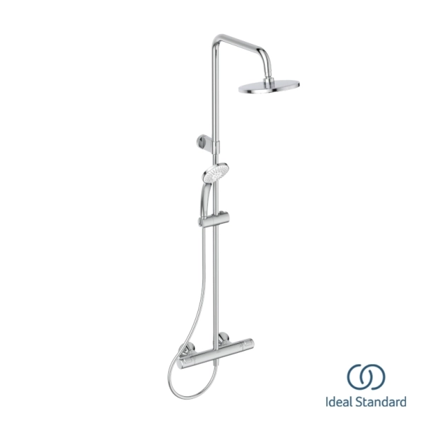 Ideal Standard Ceratherm T25 - Α7701ΑΑ - Στήλη Ντους Με Θερμοστατική Μπαταρία, Χρωμέ