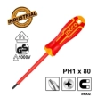 Ingco Κατσαβίδι Ηλεκτρολόγου VDE Σταυρού PH1x80mm