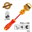 Ingco Κατσαβίδι Ηλεκτρολόγου VDE Σταυρού PH2x100mm