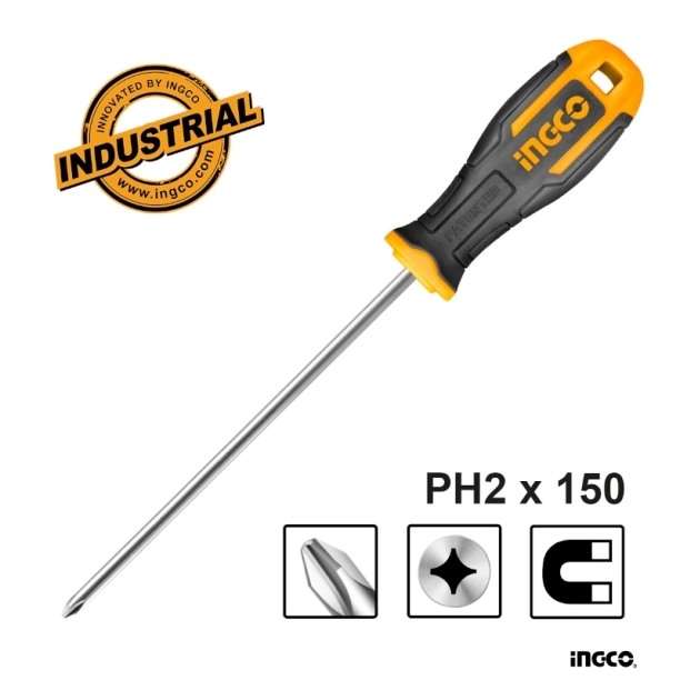 Ingco Κατσαβίδι Σταυρού PH2x150mm