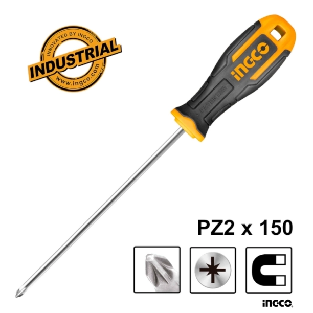 Ingco Κατσαβίδι Σταυρού PZ2x150mm