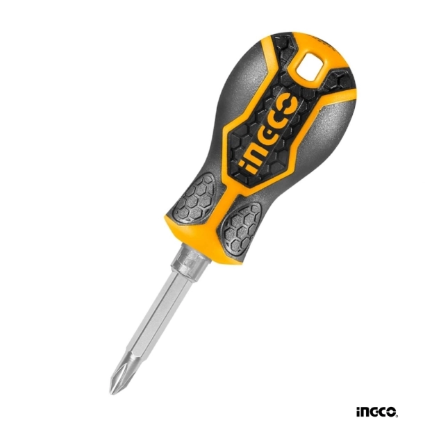 Ingco Κατσαβίδι Νάνος Διπλό PH2+SLX 6.35x75mm