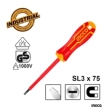 Ingco Κατσαβίδι Ηλεκτρολόγου VDE Ίσιο SL3x75mm