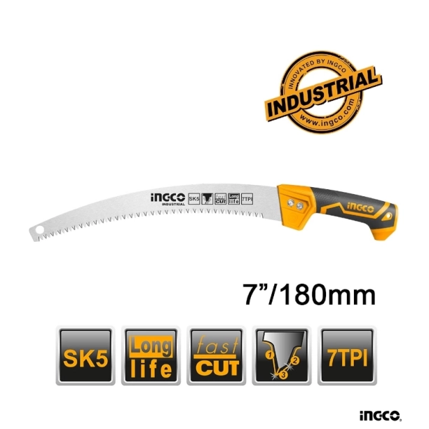 Ingco Πριόνι Κλαδέματος Καμπυλωτό 13 ίντζες