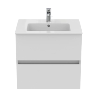 Ideal Standard Eurovit+/Tempo 60 Σετ Έπιπλο Μπάνιου με Νιπτήρα, White Gloss