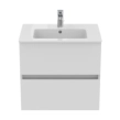 Ideal Standard Eurovit+/Tempo 60 Σετ Έπιπλο Μπάνιου με Νιπτήρα, White Gloss