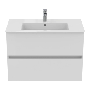 Ideal Standard Eurovit+/Tempo 80 Σετ Έπιπλο Μπάνιου με Νιπτήρα, White Gloss