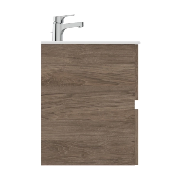 Ideal Standard Eurovit+/Tempo 60 Σετ Έπιπλο Μπάνιου με Νιπτήρα, Flint Hickory