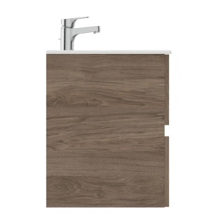 Ideal Standard Eurovit+/iLife 60 Σετ Έπιπλο Μπάνιου με Νιπτήρα, Flint Hickory