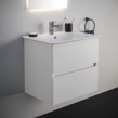 Ideal Standard Eurovit+/iLife 60 Σετ Έπιπλο Μπάνιου με Νιπτήρα, White Glossy