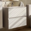 Ideal Standard Eurovit+/iLife 60 Σετ Έπιπλο Μπάνιου με Νιπτήρα, White Glossy