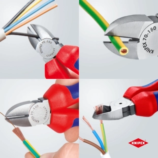 Knipex Πλαγιοκόφτης 180mm 2