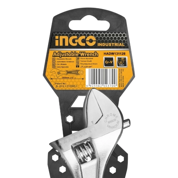 Ingco Γαλλικό κλειδί με αναστρεφόμενη σιαγώνα 27mm 12in