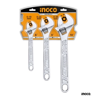 Ingco Γαλλικά Κλειδιά Σετ 3 τεμ.