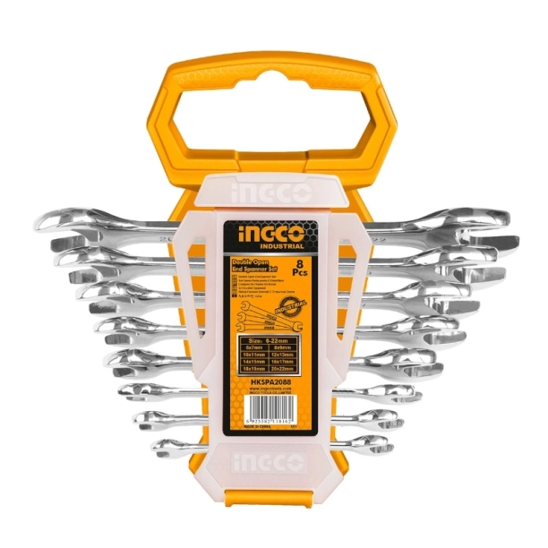 Ingco Σετ 8 τεμ. Γερμανικά 6-22 mm