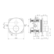 Ideal Standard Ceraline A7389AA Εξωτερικά Μέρη Εντοιχιζόμενης Μπαταρίας λουτρού, χρωμέ