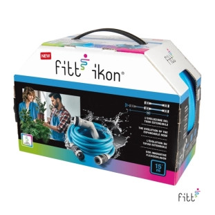 Σετ λάστιχο κήπου Fitt Ikon blue 15μ. με αξεσουάρ 2