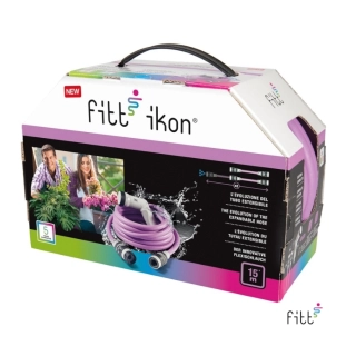 Σετ λάστιχο κήπου Fitt Ikon lebander 15μ. με αξεσουάρ 2