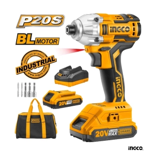 Ingco Παλμικό Κατσαβίδι Μπαταρίας 20V Li-Ion CIRLI2002