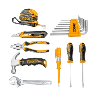 Ingco Εργαλεία Χειρός + Δραπανοκατσάβιδο Μπαταρίας 12V Σετ 89 τεμ. HKTHP10891