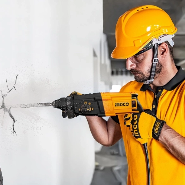 Ingco Ηλεκτρικό Πιστολέτο Περιστροφικό Κρουστικό 950W 2kg RGH9528-2