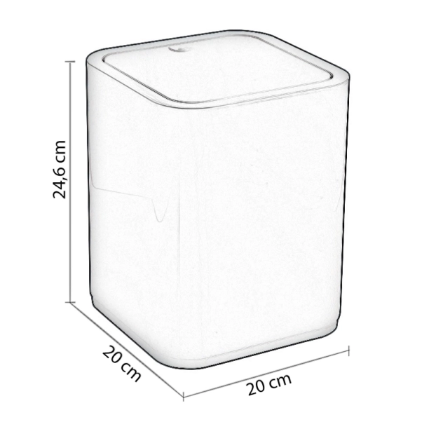 Χαρτοδοχείο Gedy Seventy Μπλε - 630965