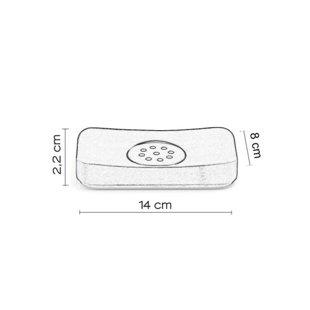 Σαπουνοθήκη Gedy Dafne Καφέ - 391130