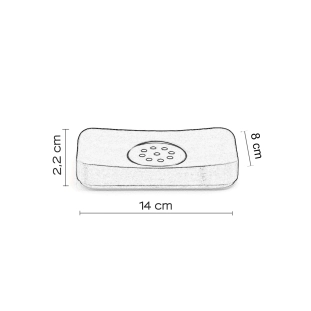 Σαπουνοθήκη Gedy Dafne Καφέ - 391130 2