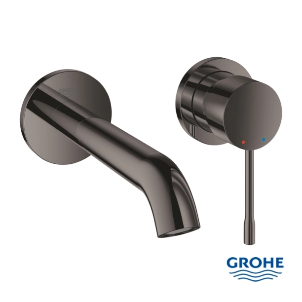 Grohe Essence 29192A01 Εξωτερικά Μέρη Εντοιχιζόμενης Μπαταρίας Νιπτήρος, Hard Graphite