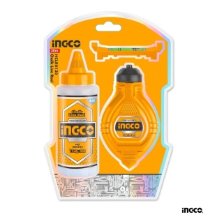 Ingco Σετ Νήμα Αλφάδι Ώχρας 30m HCLR0130 2