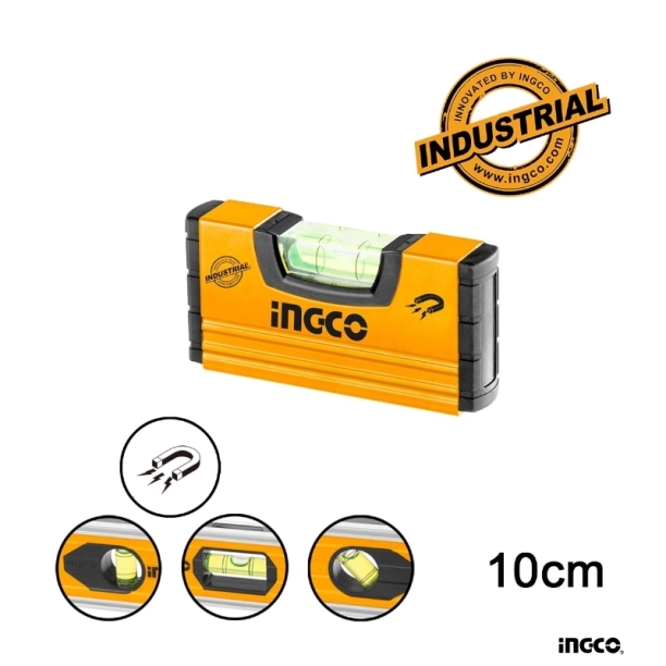 Ingco Αλφάδι Μίνι Μαγνητικό 10cm HMSL03101