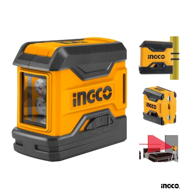 Ingco Αυτοαλφαδιαζόμενο Laser Σταυρού 2 Ακτίνων HLL156508