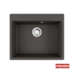 Franke Centro 2.0 610/210-54 Γρανιτένιος Νεροχύτης Ένθετος 59x50 cm, Slate Grey