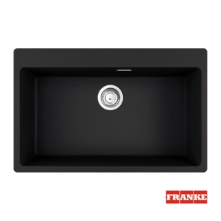 Franke Centro 2.0 610/210-73 Γρανιτένιος Νεροχύτης Ένθετος 78x50 cm, Onyx