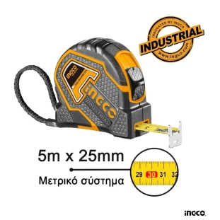 Ingco Μετροταινία Profi 5m/25mm HSMT8805.1E