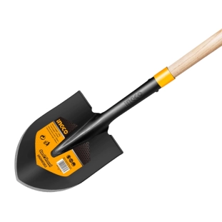 Ingco Ατσάλινο Φτυάρι με Ξύλινο Στυλιάρι HSSH0203