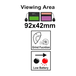 Ingco Ηλεκτρονική Μάσκα Ηλεκτροσυγκόλλησης AHM008 2