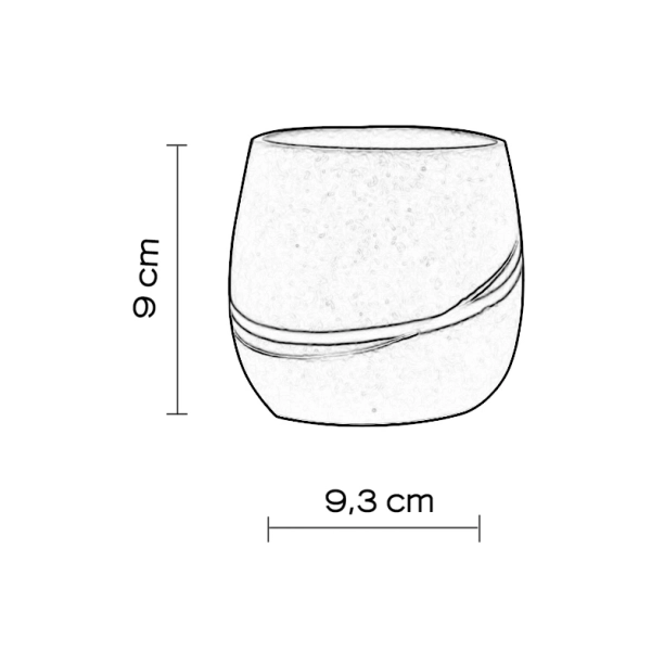 Ποτηροθήκη Gedy Yvonne Γκρι - YV9808