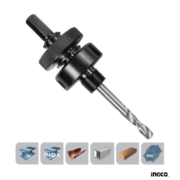Οδηγός Ποτηροτρυπάνων Μετάλλου 32-210mm Ingco HSA02