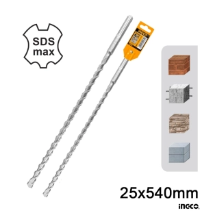 Τρυπάνι SDS max 25x540mm Ingco DBH1242505