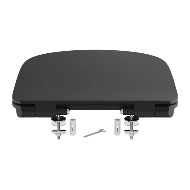 Κάθισμα λεκάνης Tesi II silk black με σύστημα soft closing