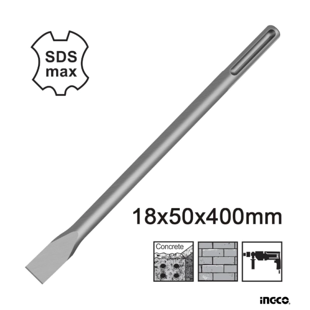 ingco Καλέμι Πλατύ SDS max 18x50x400mm DBC0224002