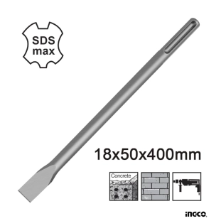 ingco Καλέμι Πλατύ SDS max 18x50x400mm DBC0224002