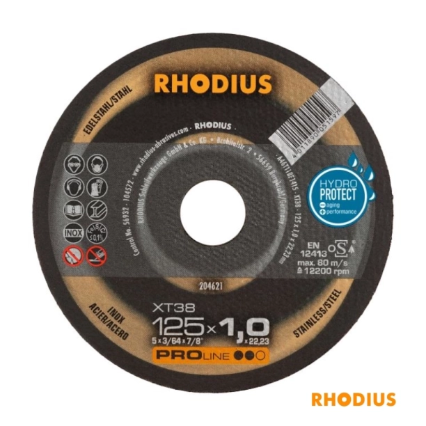 Δίσκος Κοπής Rhodius XT38 PRO 125x1.0...