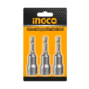 Ingco Μυτοκάρυδα HEX1/4 Μαγνητικά 13mm 3 τεμ. AMN1331 2