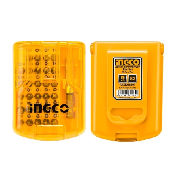 Ingco Κατσαβιδόμυτες 25mm Σετ 30 τεμ. AKSD08301